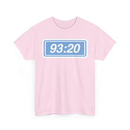 Manchester City 93:20 Tee — Minimal Retro Graphic T‑Shirt
