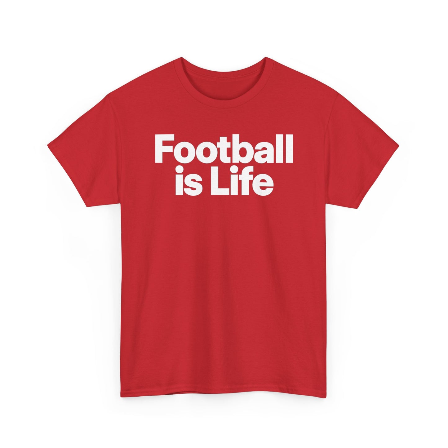 Football Is Life T-Shirt — Bold Graphic Tee for Fans & Players
