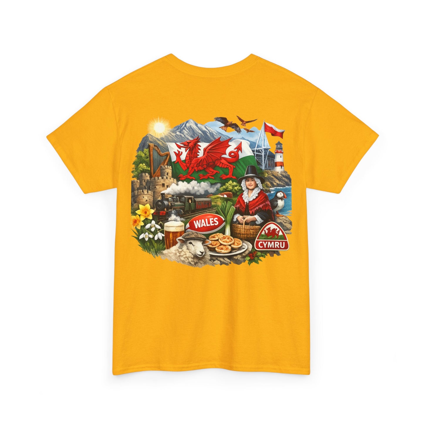 Wales Pride T-Shirt — 'Make Wales Great Again' Welsh Dragon Tee