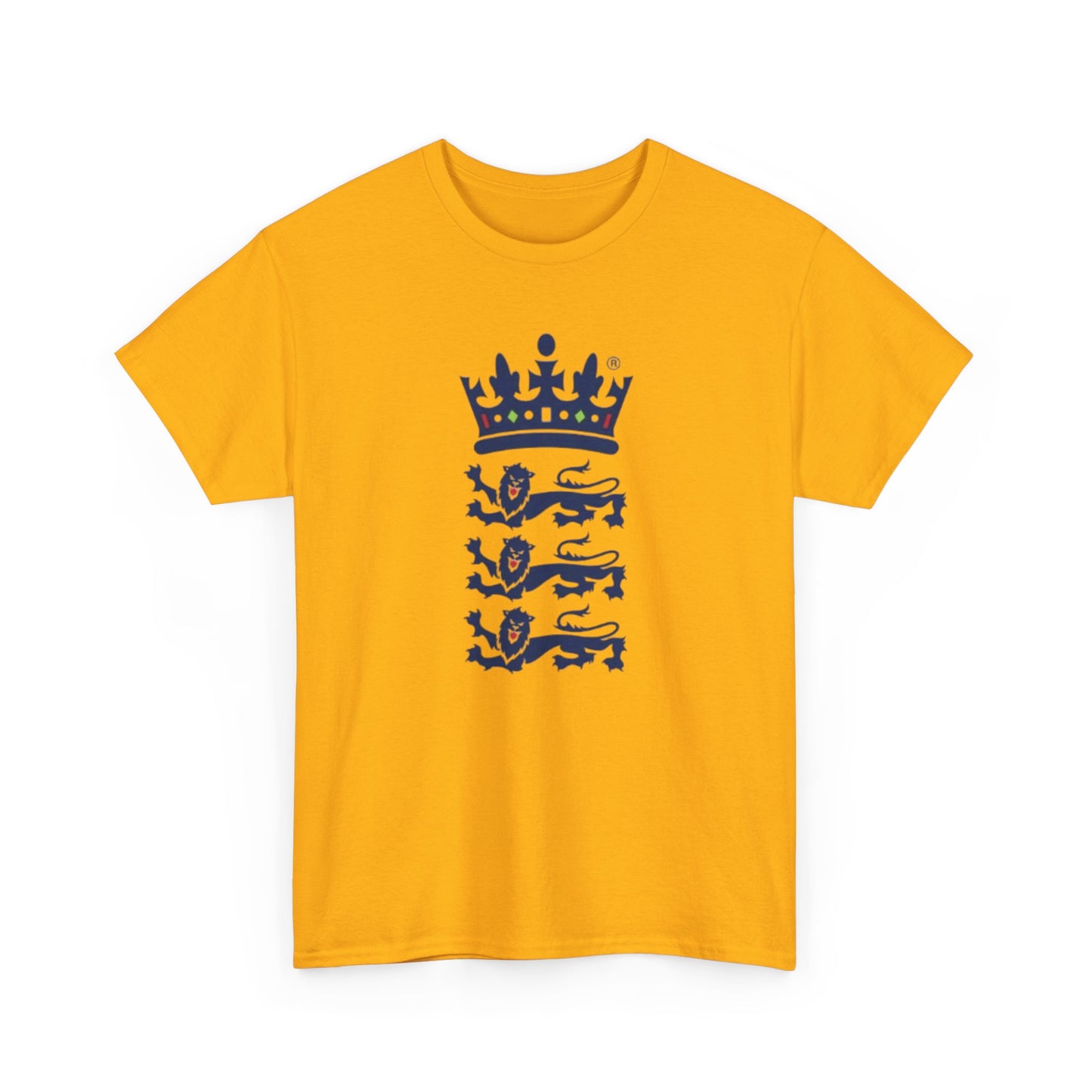English Cricket T-Shirt — Vintage Cricket Crest Tee