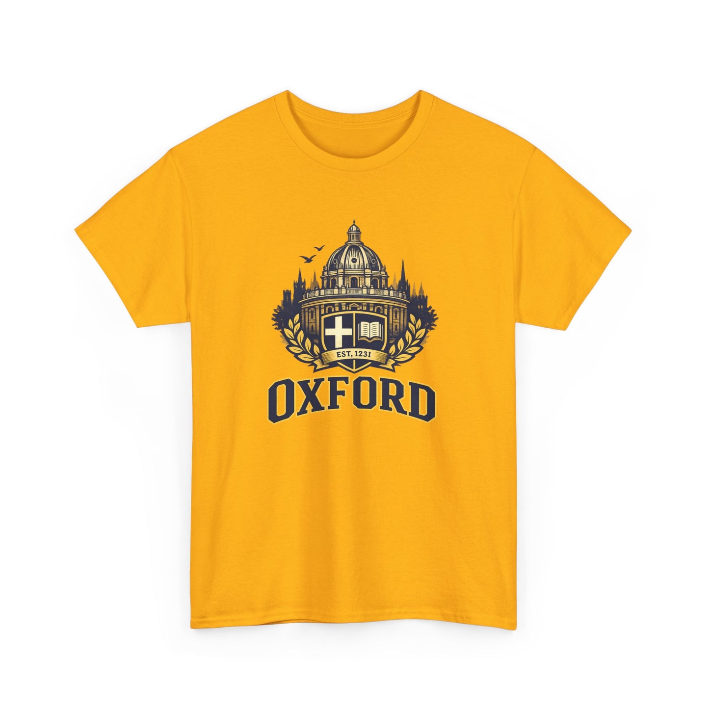 Oxford Crest T-Shirt — Vintage University Graphic Tee