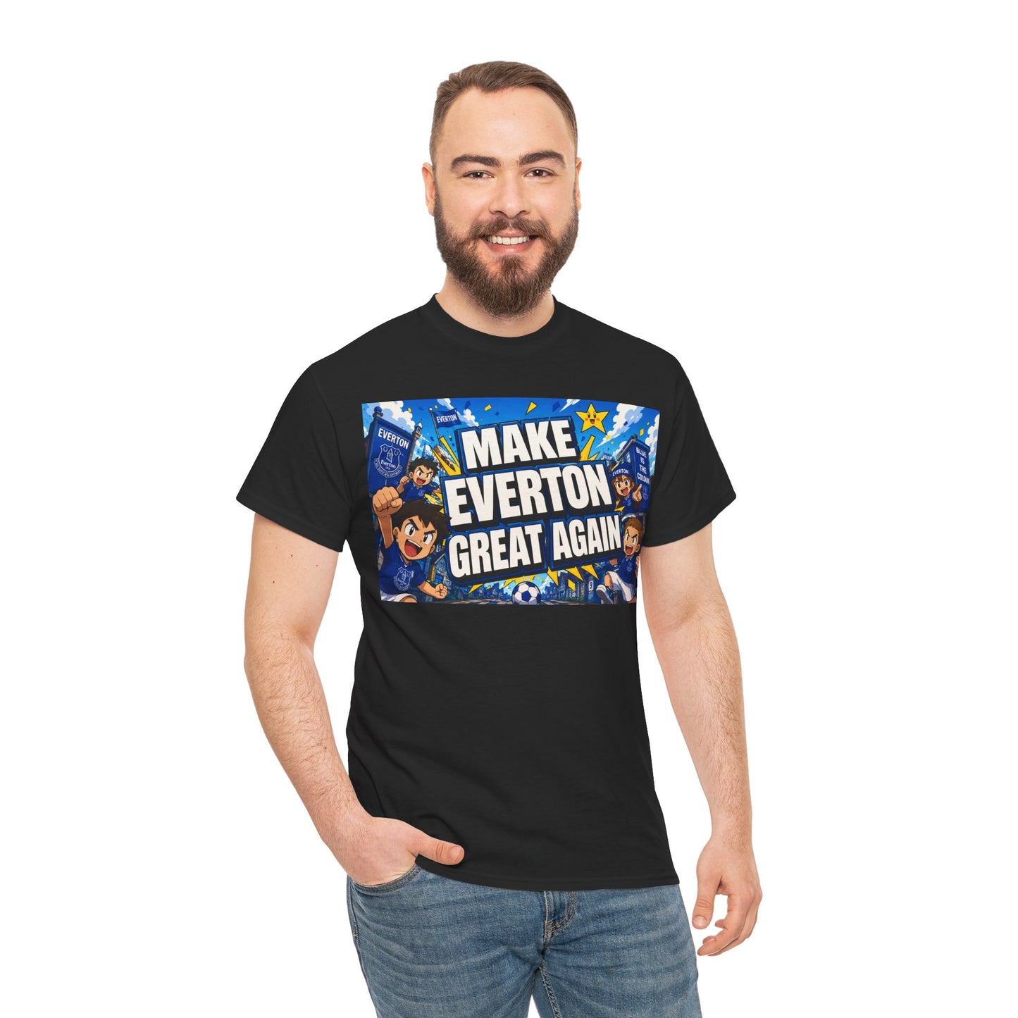 Everton Fan T-Shirt — "Make Everton Great Again" Football Supporter Tee