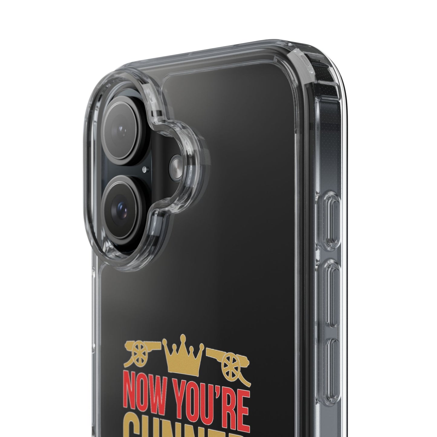 Phone Case — "Now You're Gunner Believe Us" Arsenal Champions Clear Case