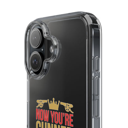Phone Case — "Now You're Gunner Believe Us" Arsenal Champions Clear Case