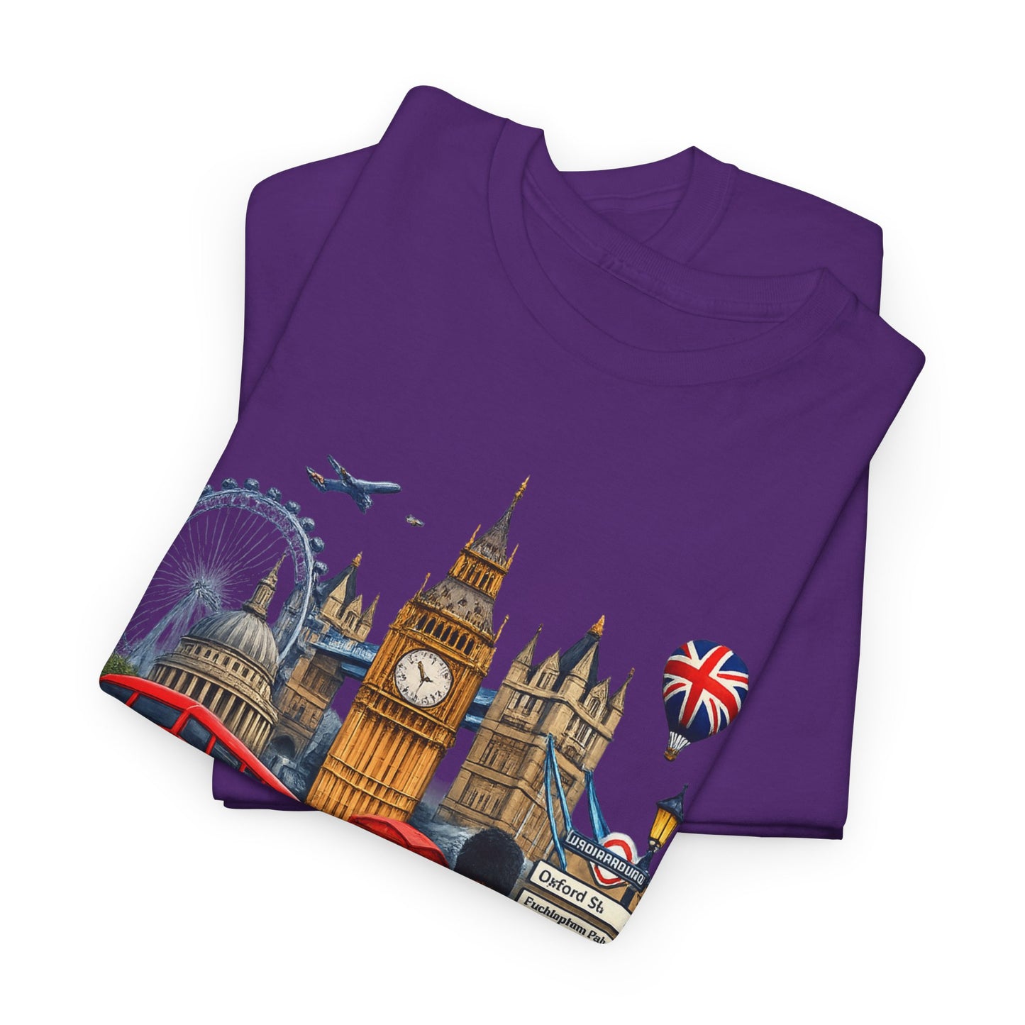 London Landmarks T‑Shirt — British Icons Collage Tee