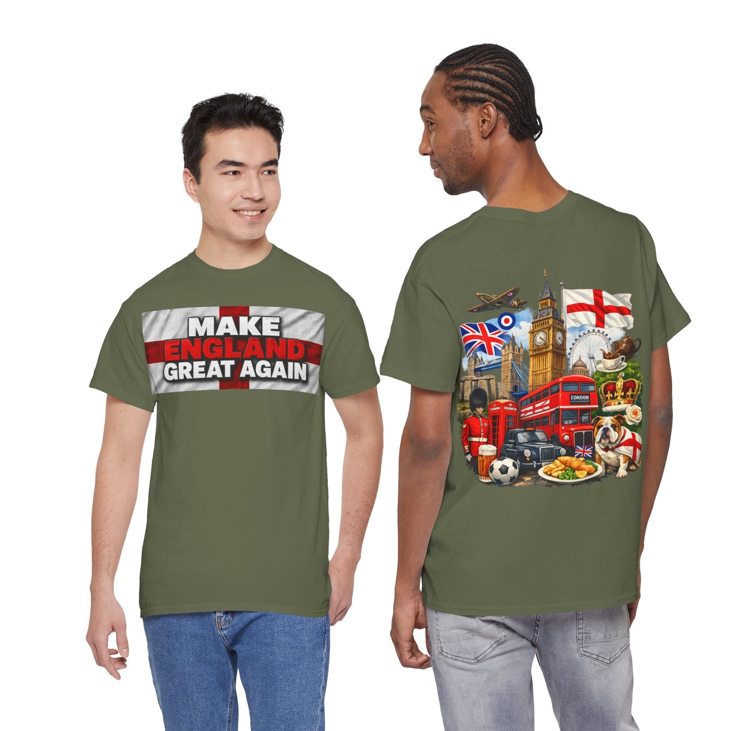 England Pride T-Shirt — "Make England Great Again" Graphic Tee