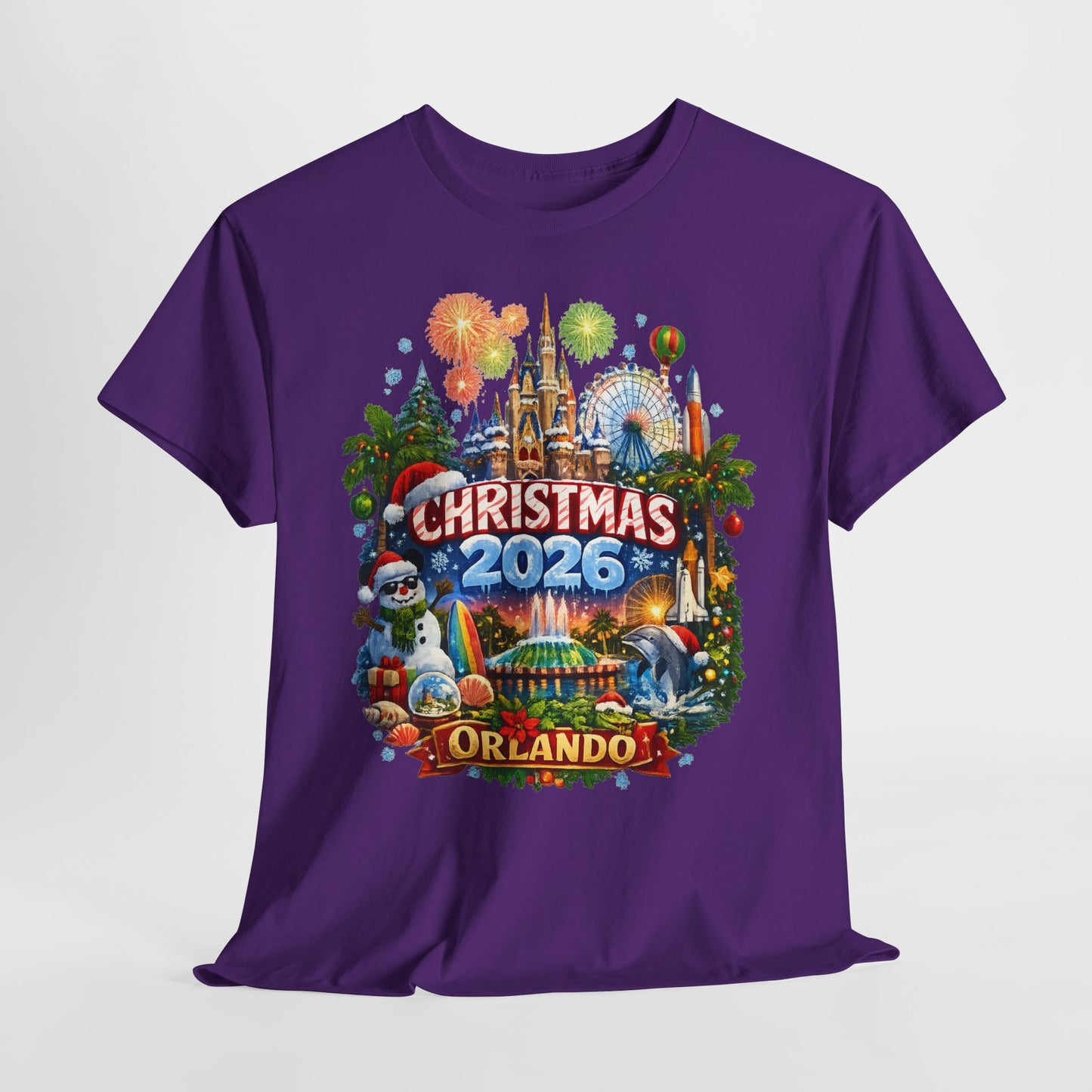 Christmas 2026 Orlando T-Shirt — Holiday Theme Park Souvenir Tee