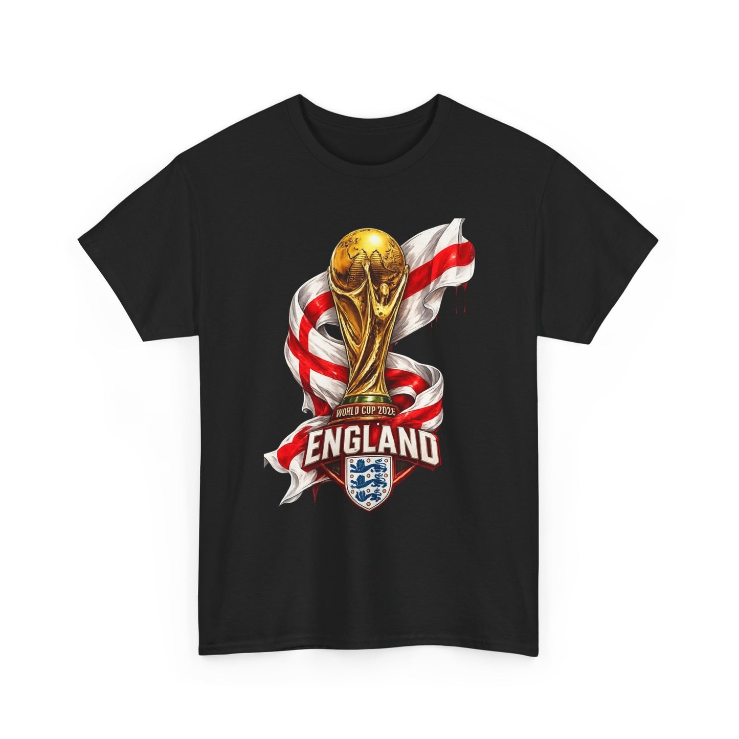 England World Cup Trophy T‑Shirt — St George's Cross Football Fan Tee
