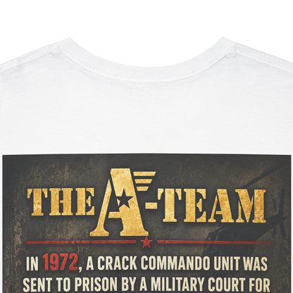 A-Team Graphic Tee — Retro TV Series Logo & Character Poster T-Shirt
