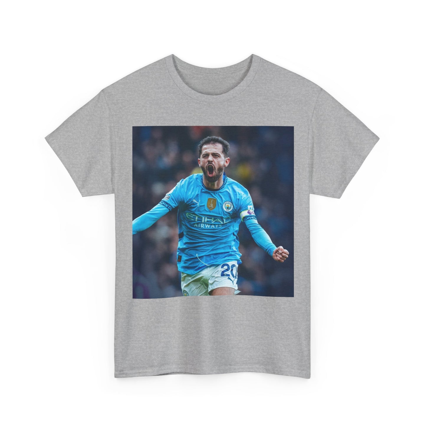 Bernardo Silva Tribute Tee – Inspirational Letter & Celebrating Goal Moment