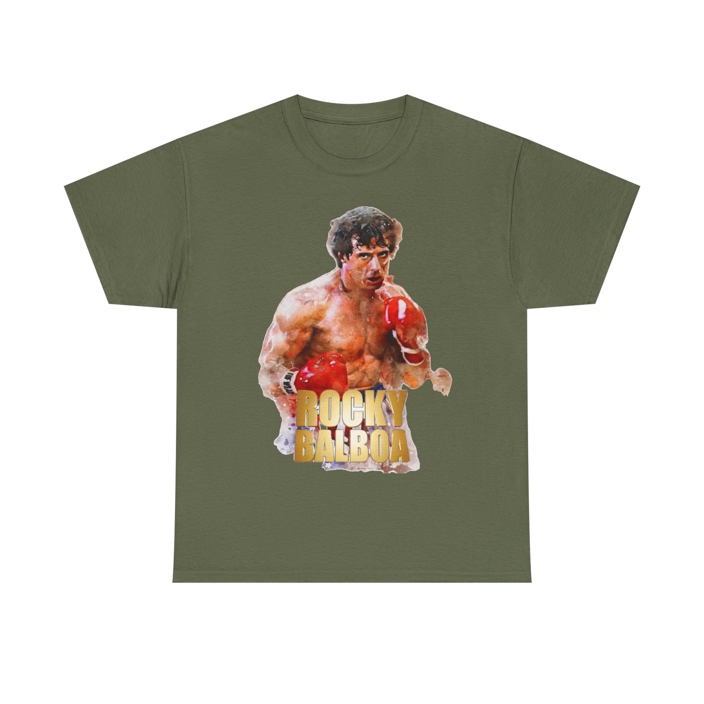 Boxing Rocky Balboa Graphic Tee – Retro Fighter Movie Shirt