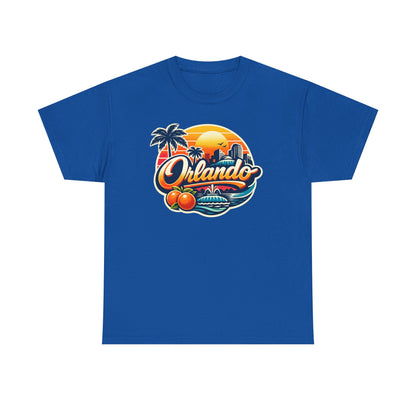 Orlando Retro Sunset T-Shirt — Vintage Florida Vacation Tee