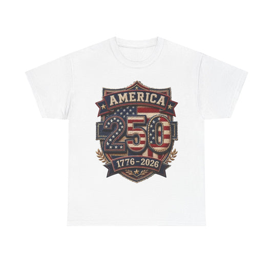 America 250 T-Shirt — 1776–2026 Bicentennial Celebration Tee