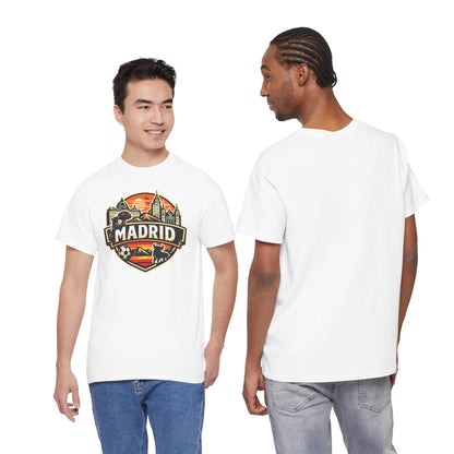 Madrid Skyline Soccer Crest T-Shirt