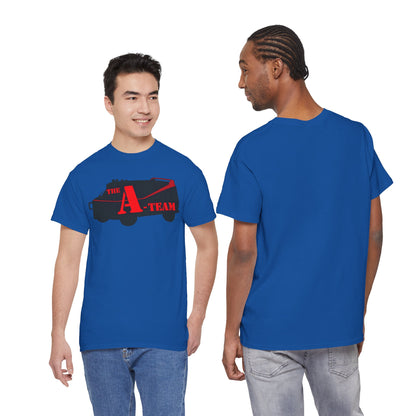 A-Team Van Graphic Tee — Retro Action TV Logo T-Shirt