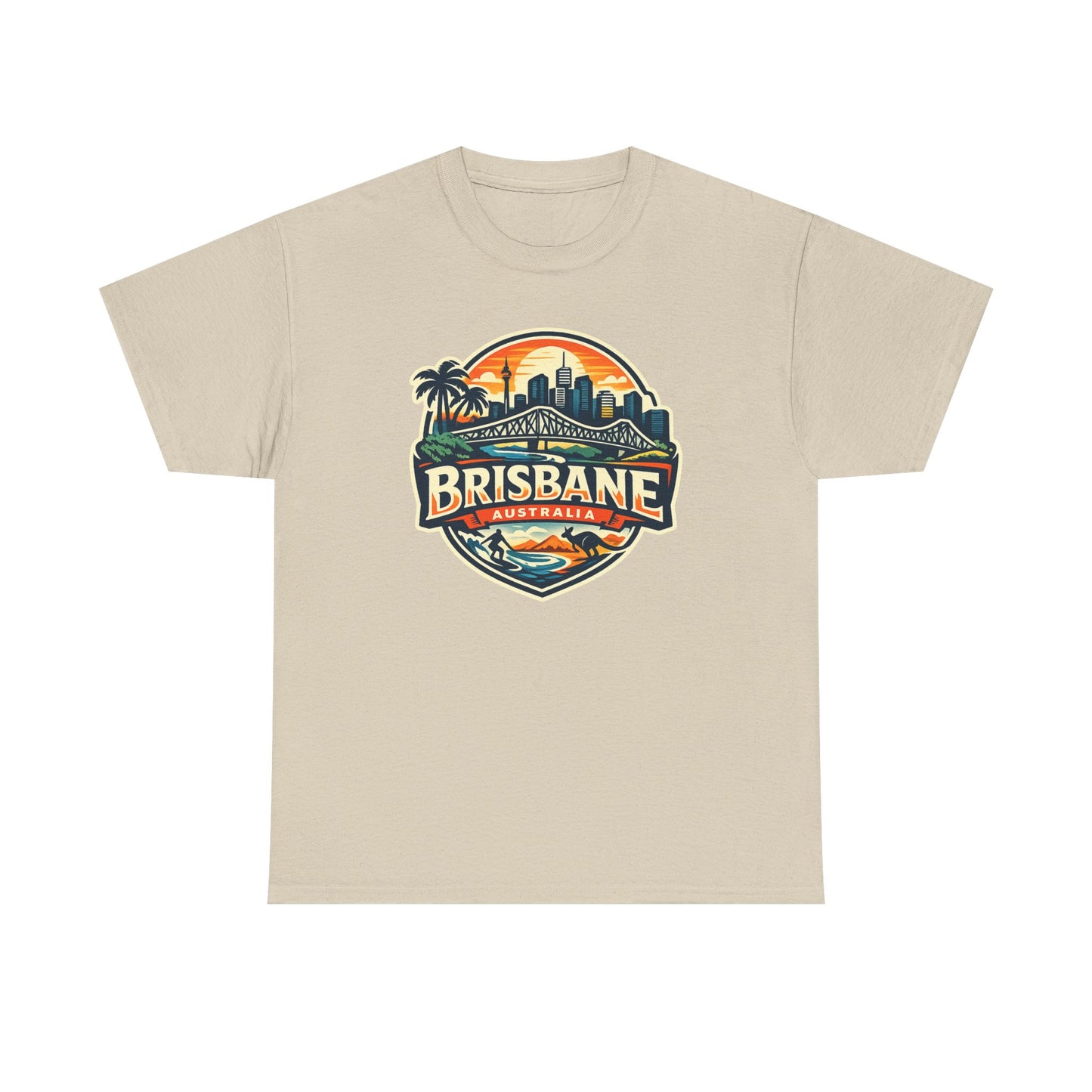 Brisbane Australia Vintage Sunset T-Shirt