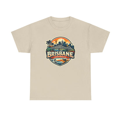 Brisbane Australia Vintage Sunset T-Shirt