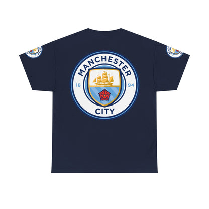 Manchester City Crest T-Shirt — Football Club Logo Tee