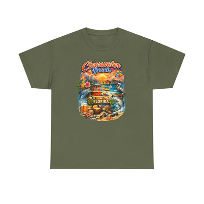 Clearwater Beach Florida Vintage Vacation T-Shirt