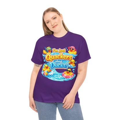 I'm Just Quackers About Ducks! Cute Rubber Duck Pool Tee