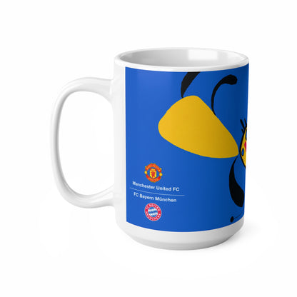 1999 Champions League FInal Programme Cover Inspired Coffee Mug — Ceramic Cup (11oz/15oz)
