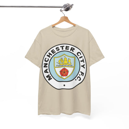 Manchester City F.C. Retro Crest T-Shirt – Retro Football Fan Tee