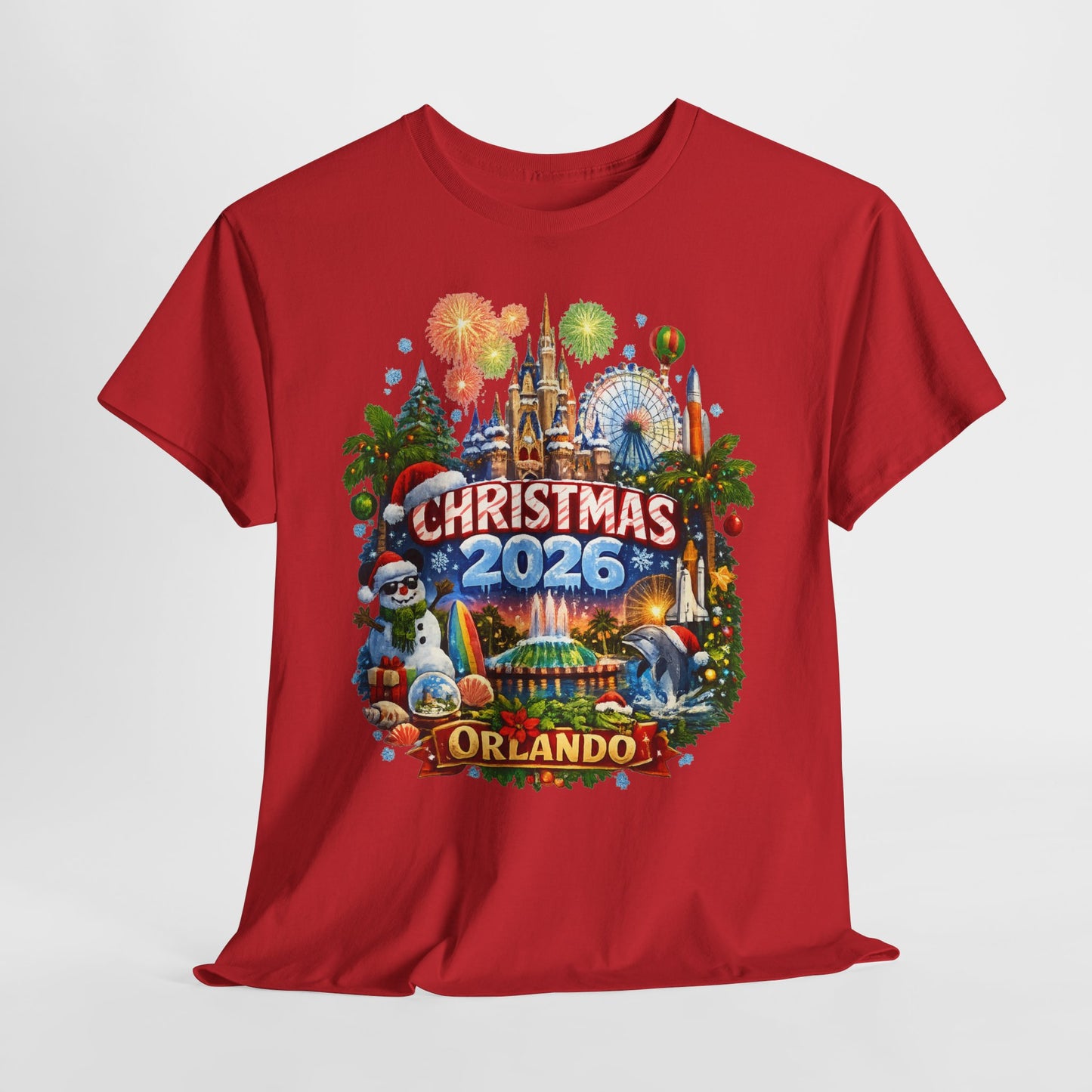 Christmas 2026 Orlando T-Shirt — Holiday Theme Park Souvenir Tee