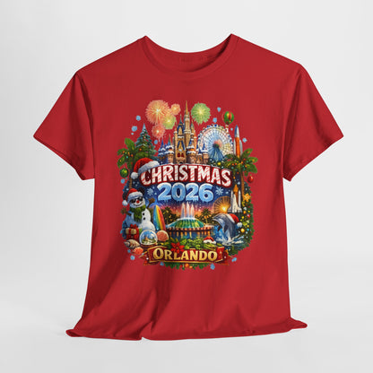 Christmas 2026 Orlando T-Shirt — Holiday Theme Park Souvenir Tee