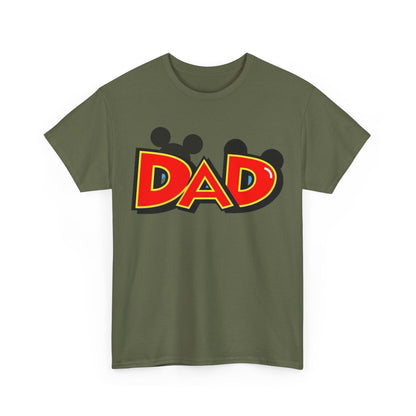 Disney Dad Mickey Ears T-Shirt – Retro Cartoon Dad Tee, Perfect Father’s Day Gift