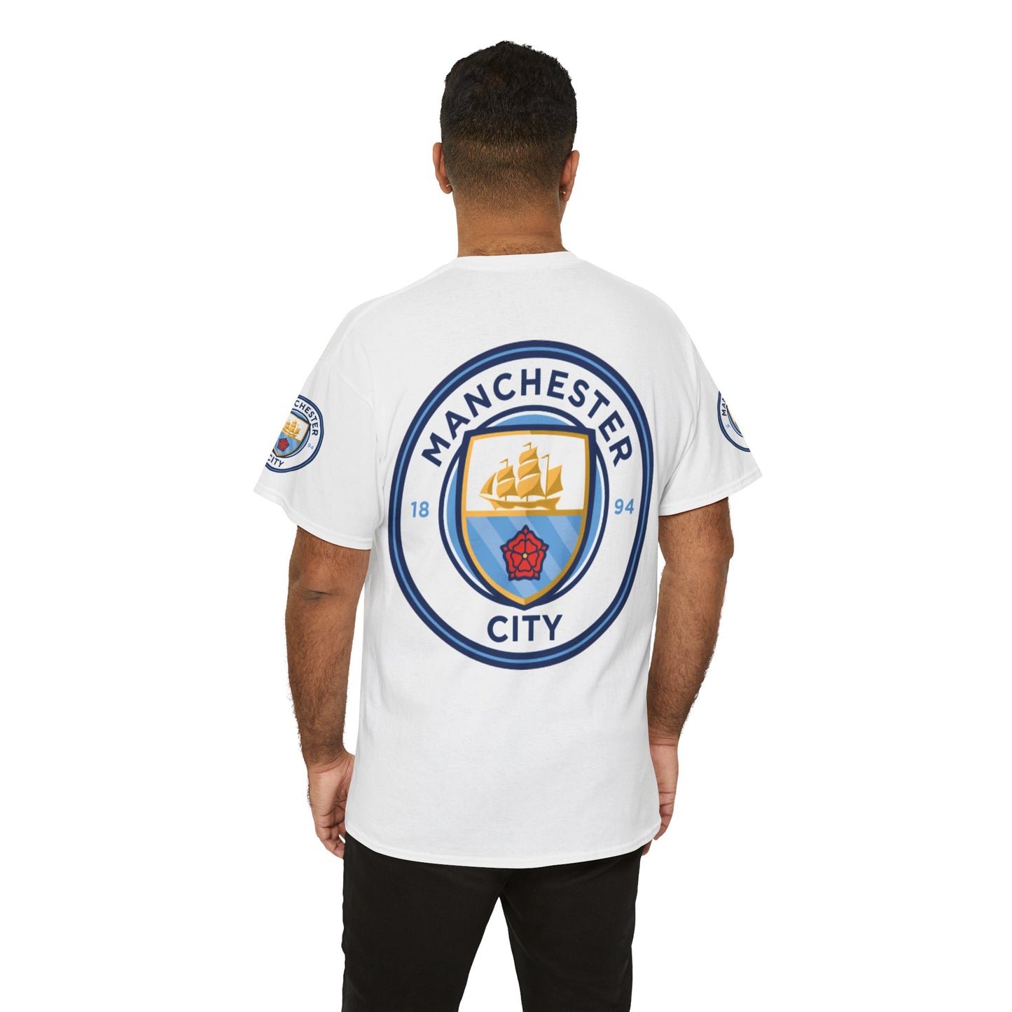 Manchester City Crest T-Shirt — Football Club Logo Tee