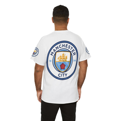 Manchester City Crest T-Shirt — Football Club Logo Tee