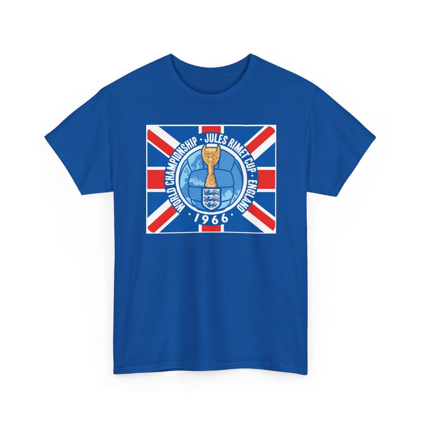 1966 World Cup Jules Rimet Trophy Tee — Vintage England Football Shirt