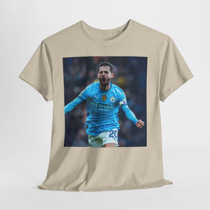 Bernardo Silva Tribute Tee – Inspirational Letter & Celebrating Goal Moment