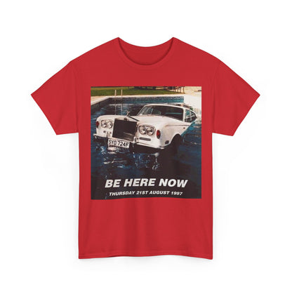 Oasis Be Here Now Vintage Graphic Tee — Retro Aesthetic T‑Shirt (Thursday 21st August 1997)