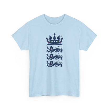 English Cricket T-Shirt — Vintage Cricket Crest Tee