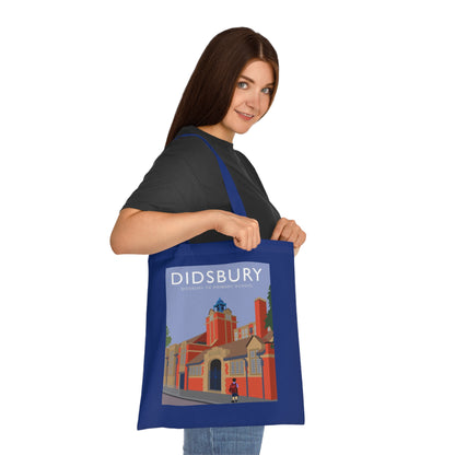 Elm Grove Didsbury C of E Primary School Vintage Travel Tote — Retro Illustrated Cotton Shopper Bag