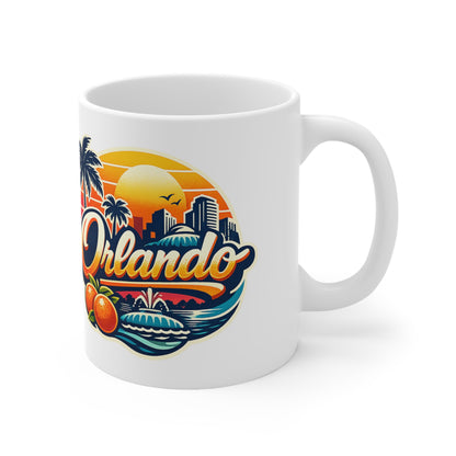 Orlando Tropical Sunset Coffee Mug — Ceramic 11oz & 15oz