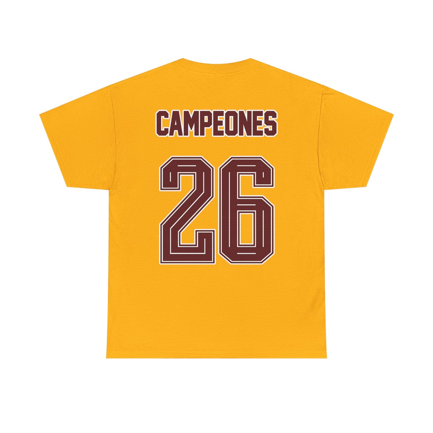 Spain World Champions 'Campeones 26' Cotton T‑Shirt
