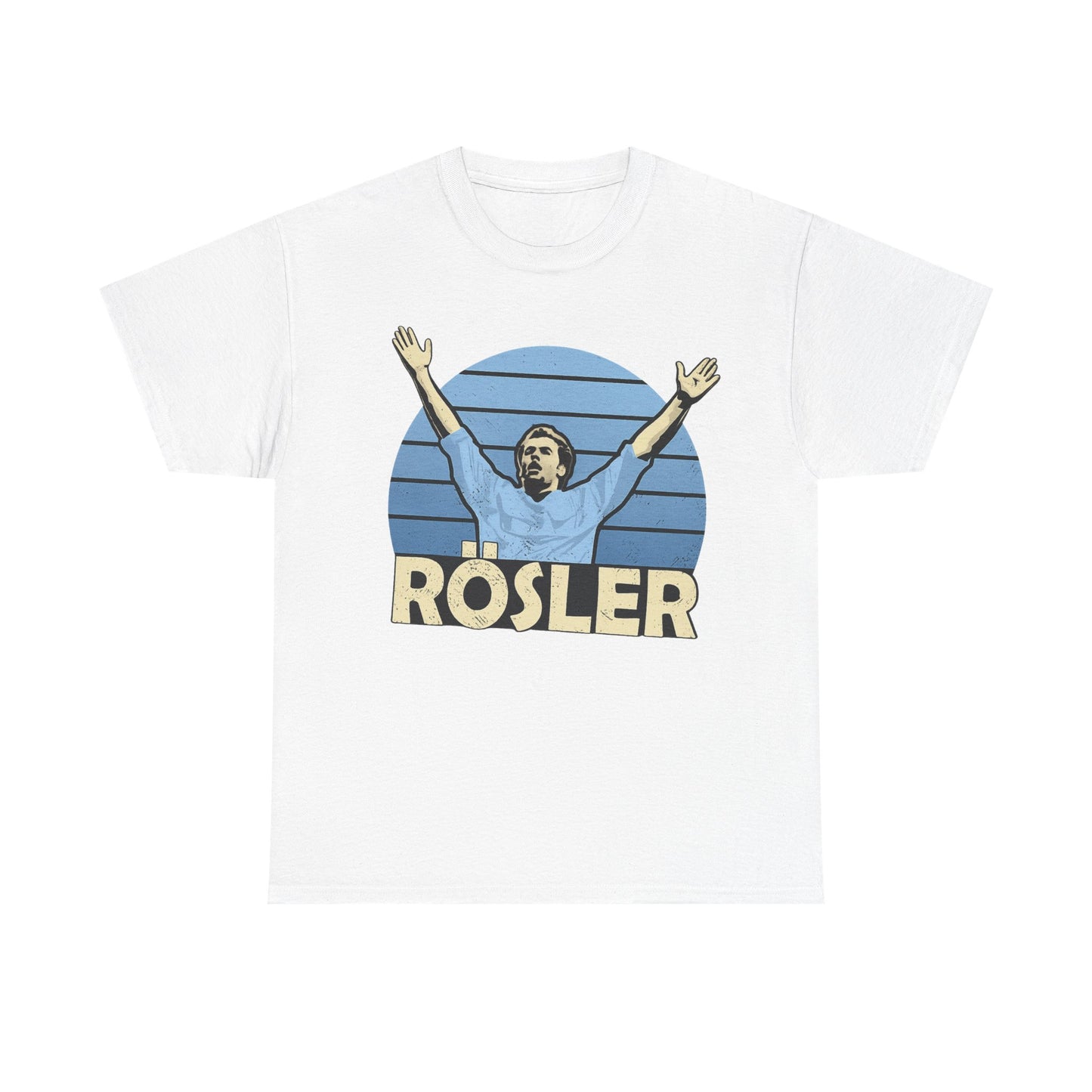 Retro 'Rösler' Graphic Tee - Vintage Soccer Fan Shirt