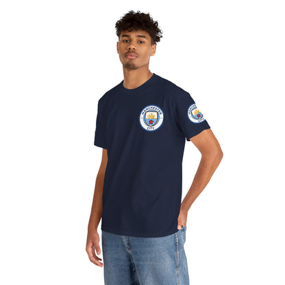 Manchester City Crest T-Shirt — Football Club Logo Tee