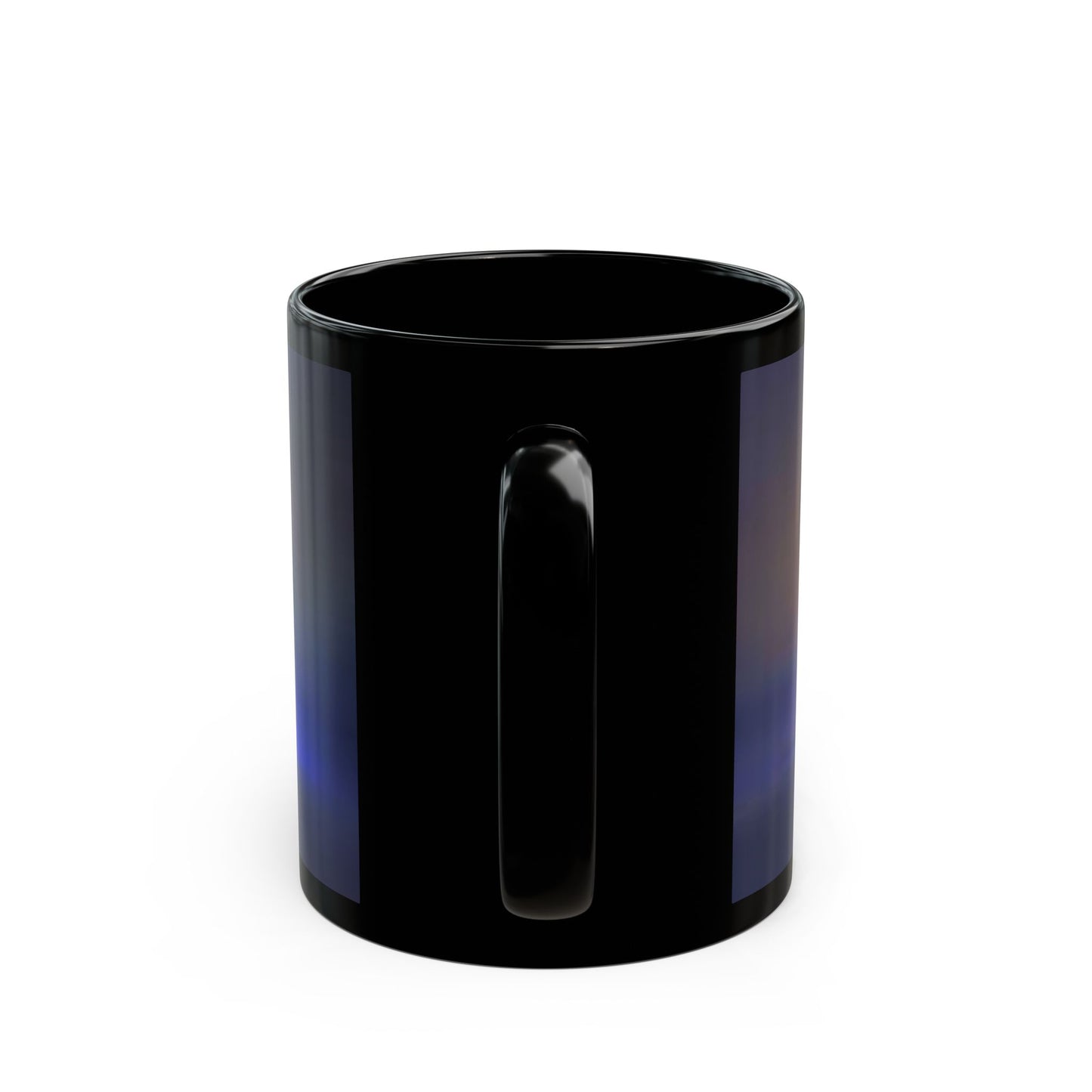 Silhouette Cartoon Characters Black Coffee Mug – Colorful Backlight Disney-Inspired 11oz/15oz