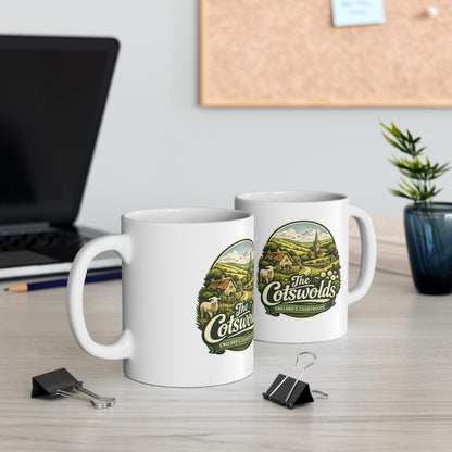Cotswolds Scenic Coffee Mug — England Countryside 11oz & 15oz