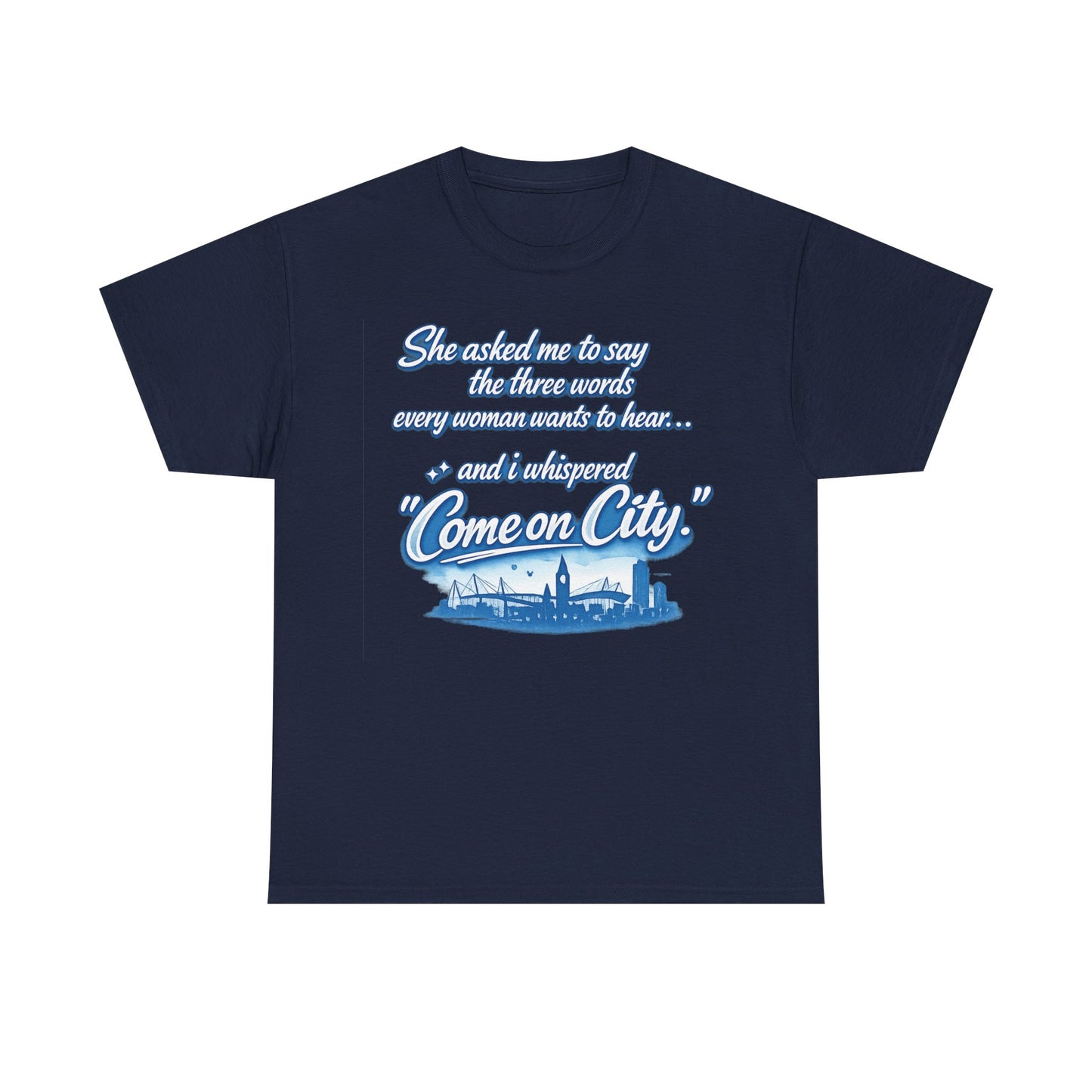 Come on City Skyline Tee — Retro Script Urban Pride T‑Shirt