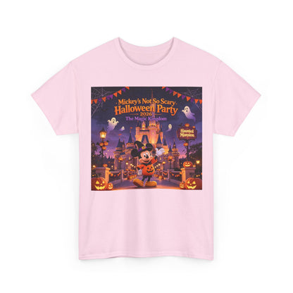 Halloween Mickey T-Shirt — "Not So Scary Halloween Party" Castle Graphic Tee