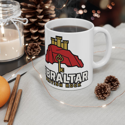 Gibraltar British Rock Ceramic Coffee Cups, 11oz, 15oz