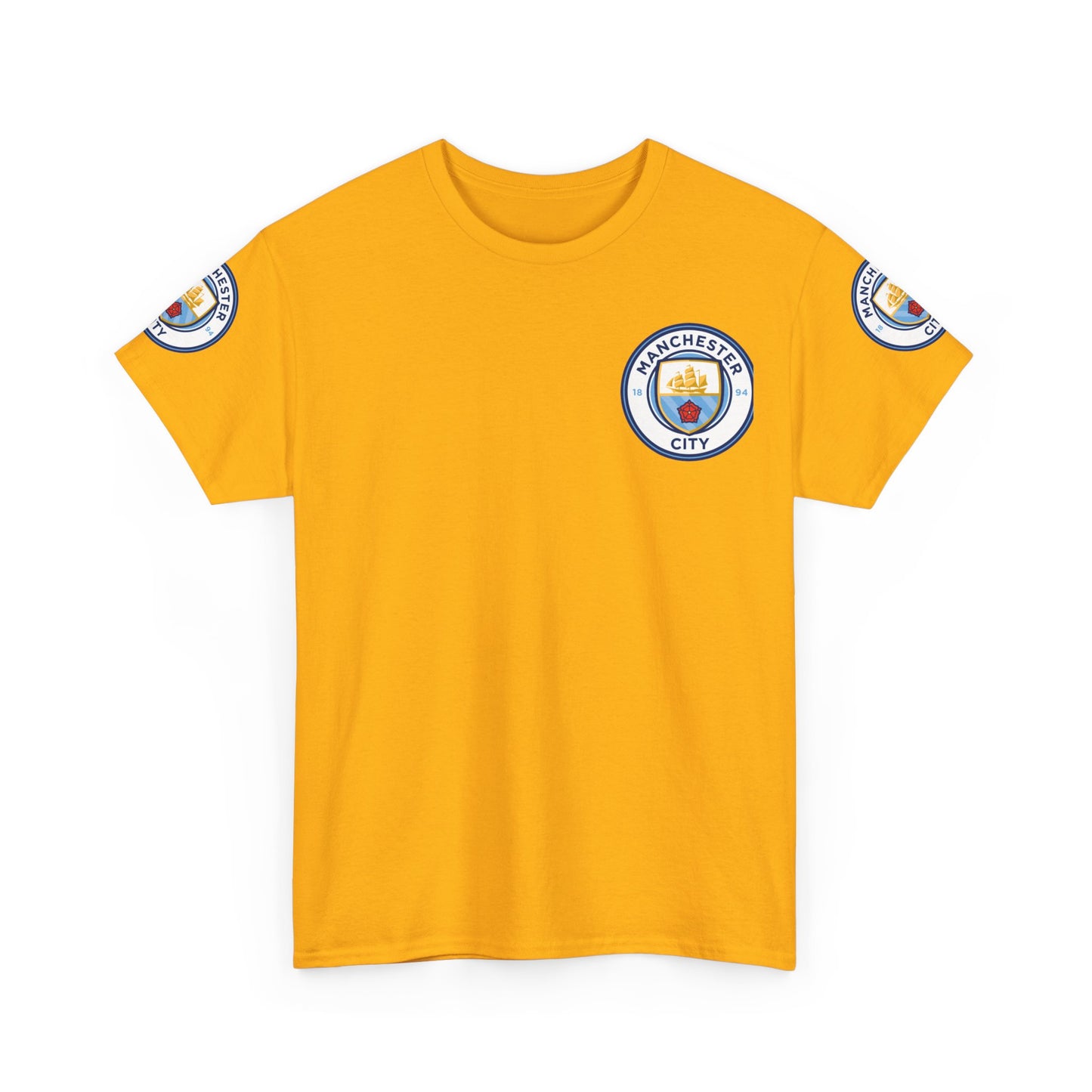 Manchester City Crest T-Shirt — Football Club Logo Tee