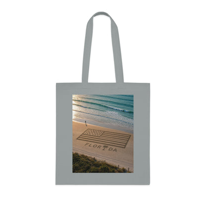 Florida Beach 100% Cotton Tote Bag