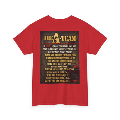 A-Team Graphic Tee — Retro TV Series Logo & Character Poster T-Shirt
