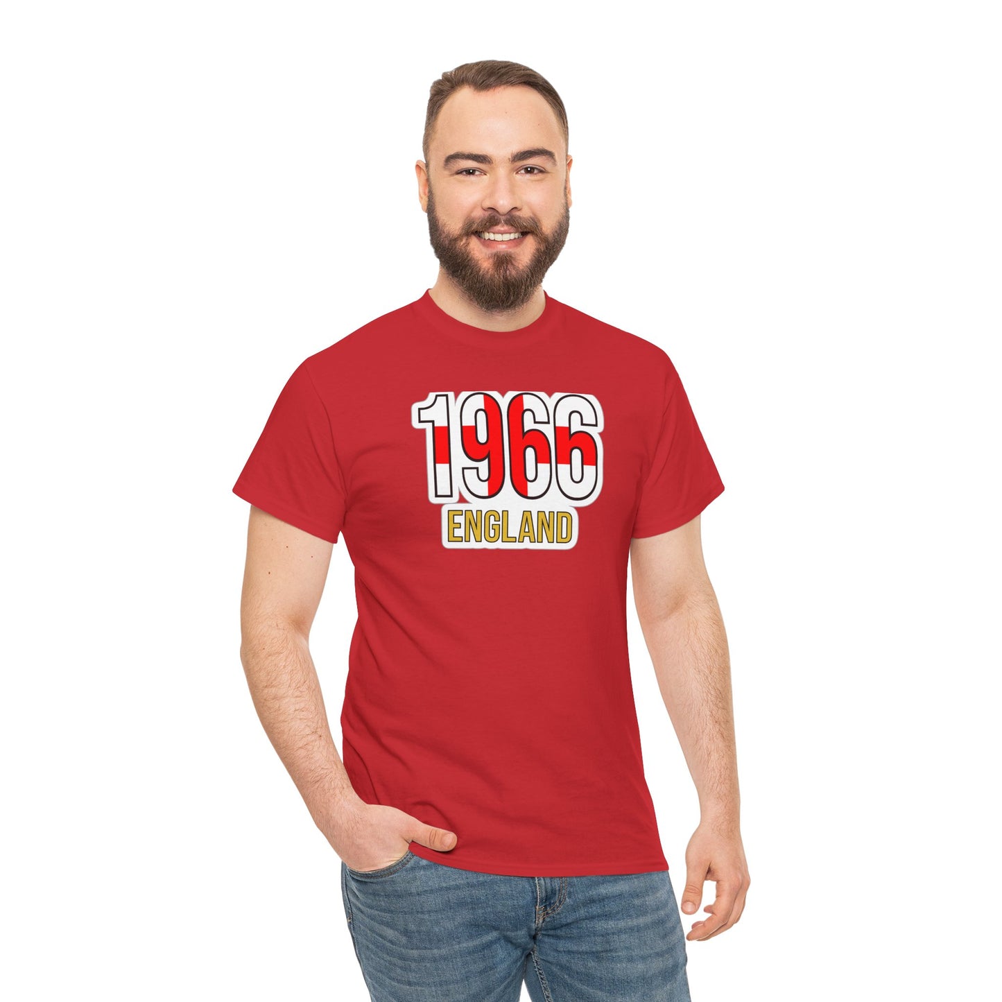 1966 England T‑Shirt – Retro World Cup Winners Football Tee