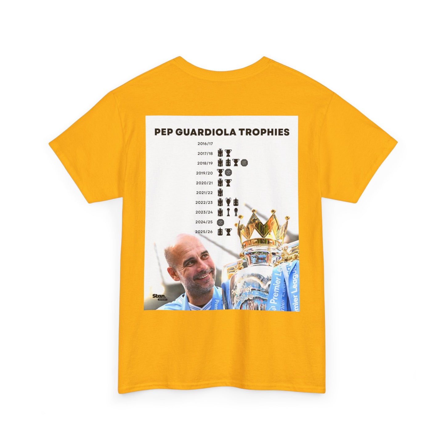 Pep Guardiola Trophies Graphic Tee